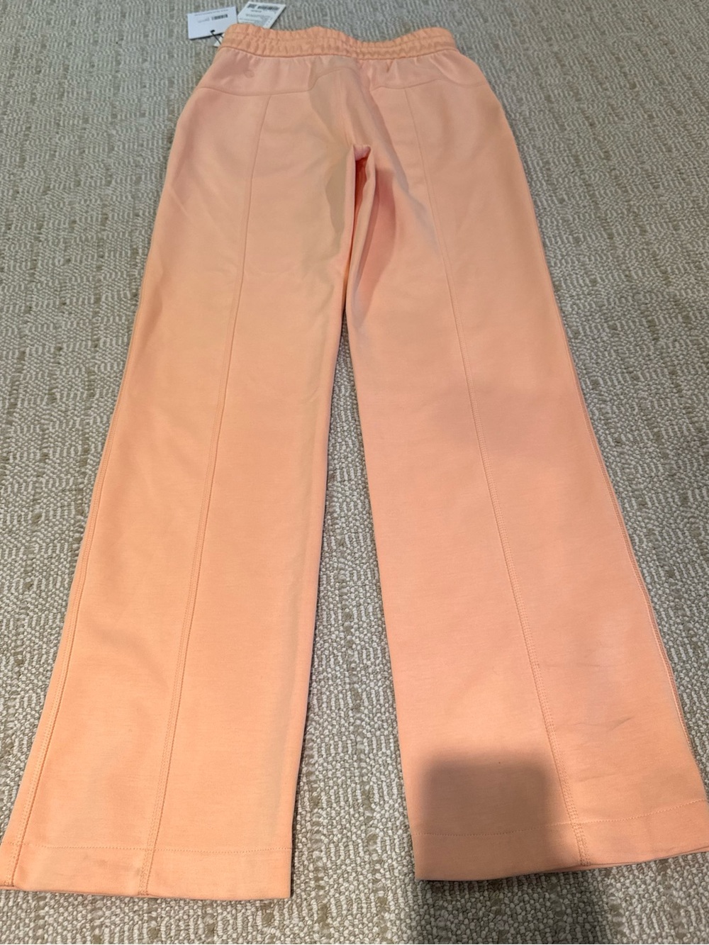NWT Lululemon Softstreme High-Rise Pant Regular Peach Bellini | Size 4 - Picture 8 of 9